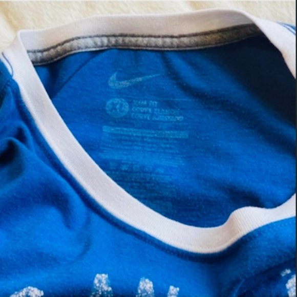 Distressed Dodgers Ringer T (Fitted) - Picture 3 of 3